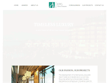 Tablet Screenshot of epghotelsresorts.com